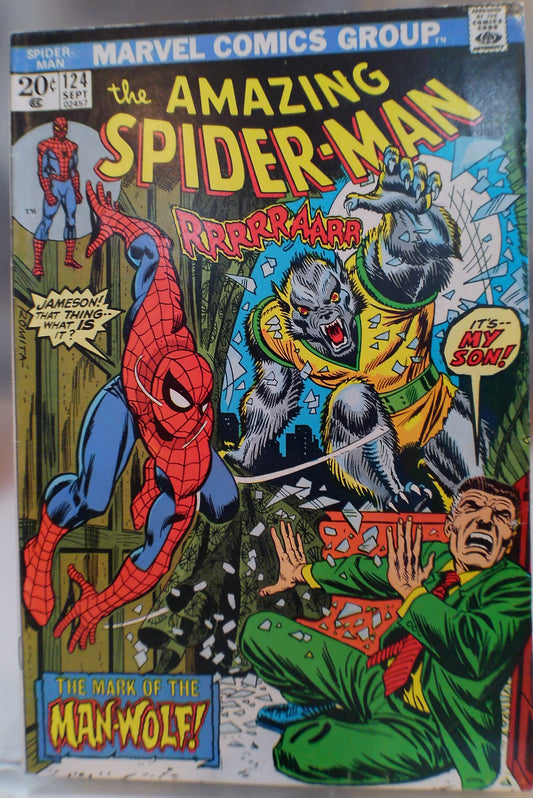 Amazing Spider-Man (1963) 124 (1st Man-Wolf)
