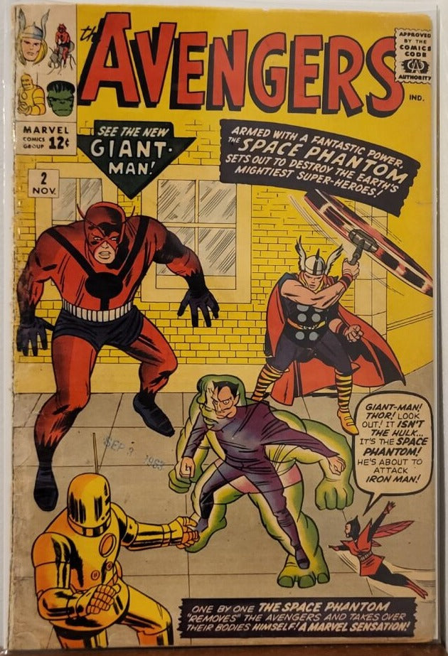 Avengers (1963) 002 (2nd Avengers, Hulk Leaves team)