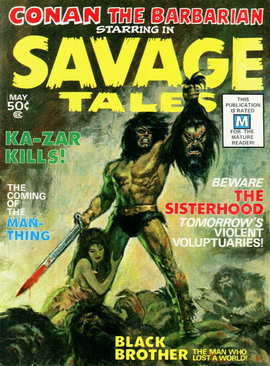 Savage Tales (1971) 01 1st Man-Thing