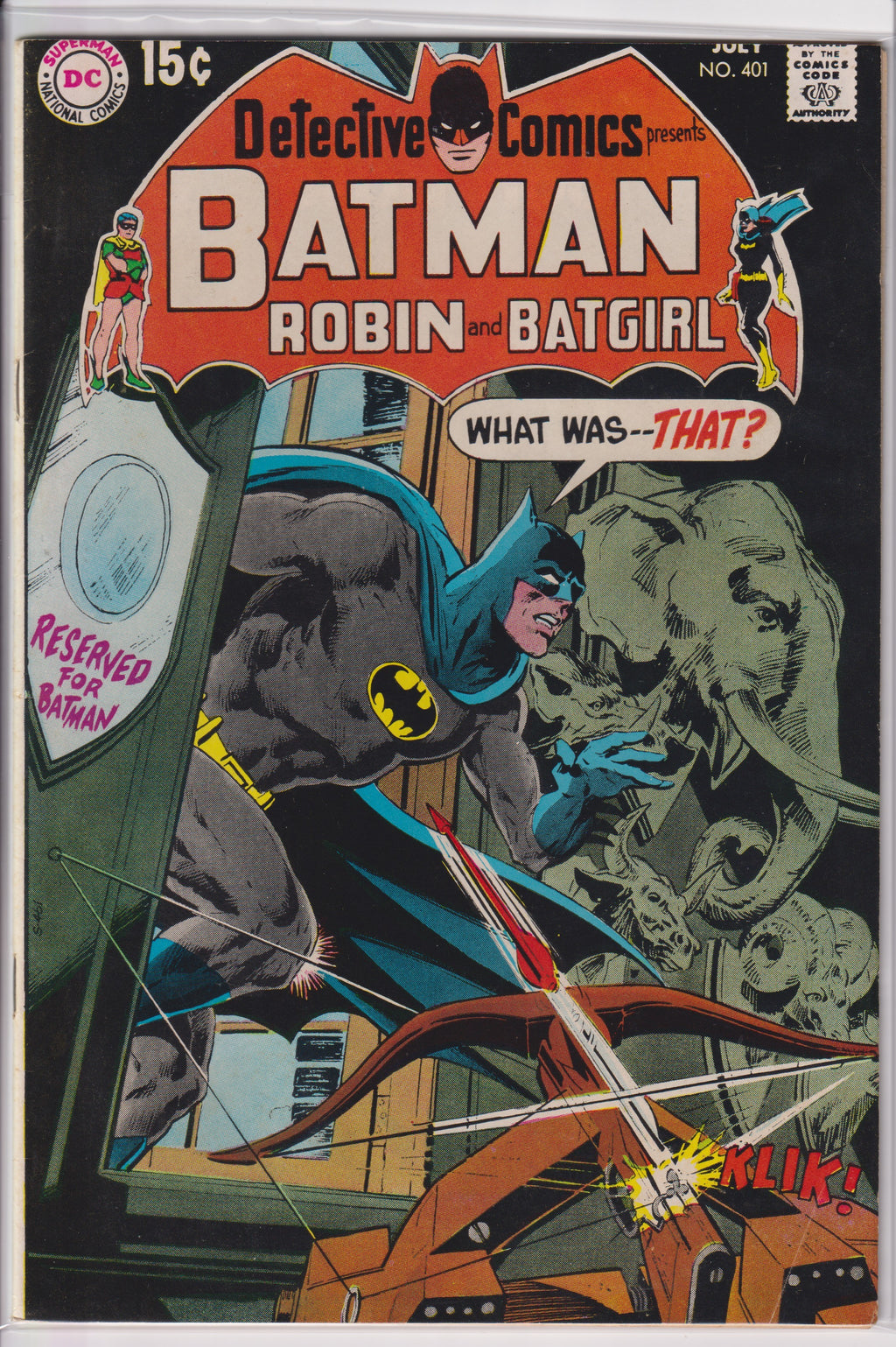 Detective Comics (1937) 401 - 404