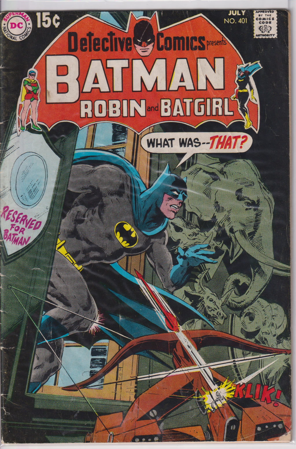 Detective Comics (1937) 401 - 404