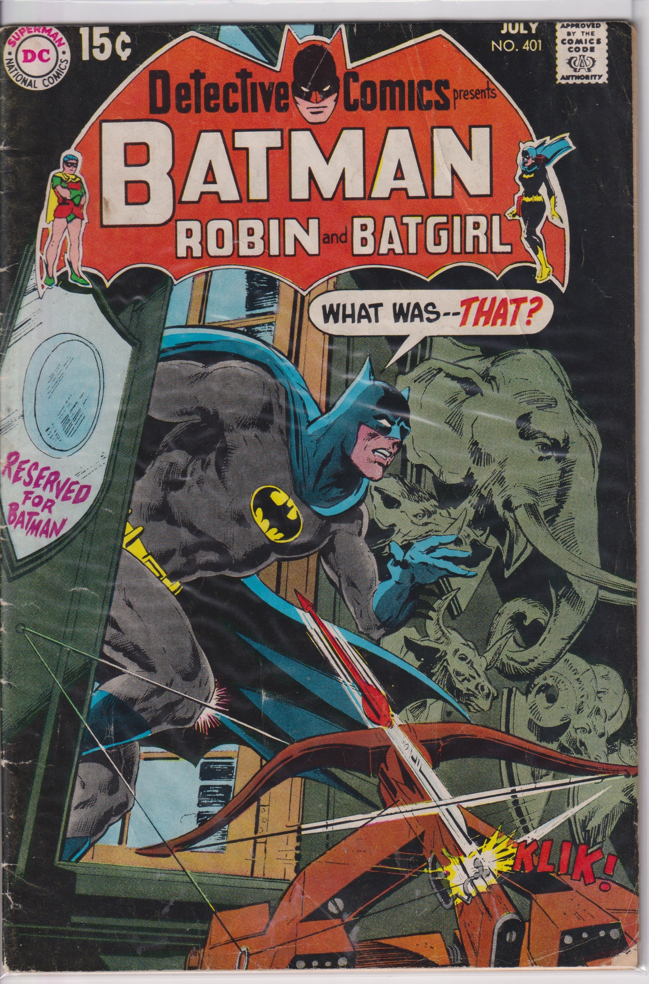 Detective Comics (1937) 401 - 404