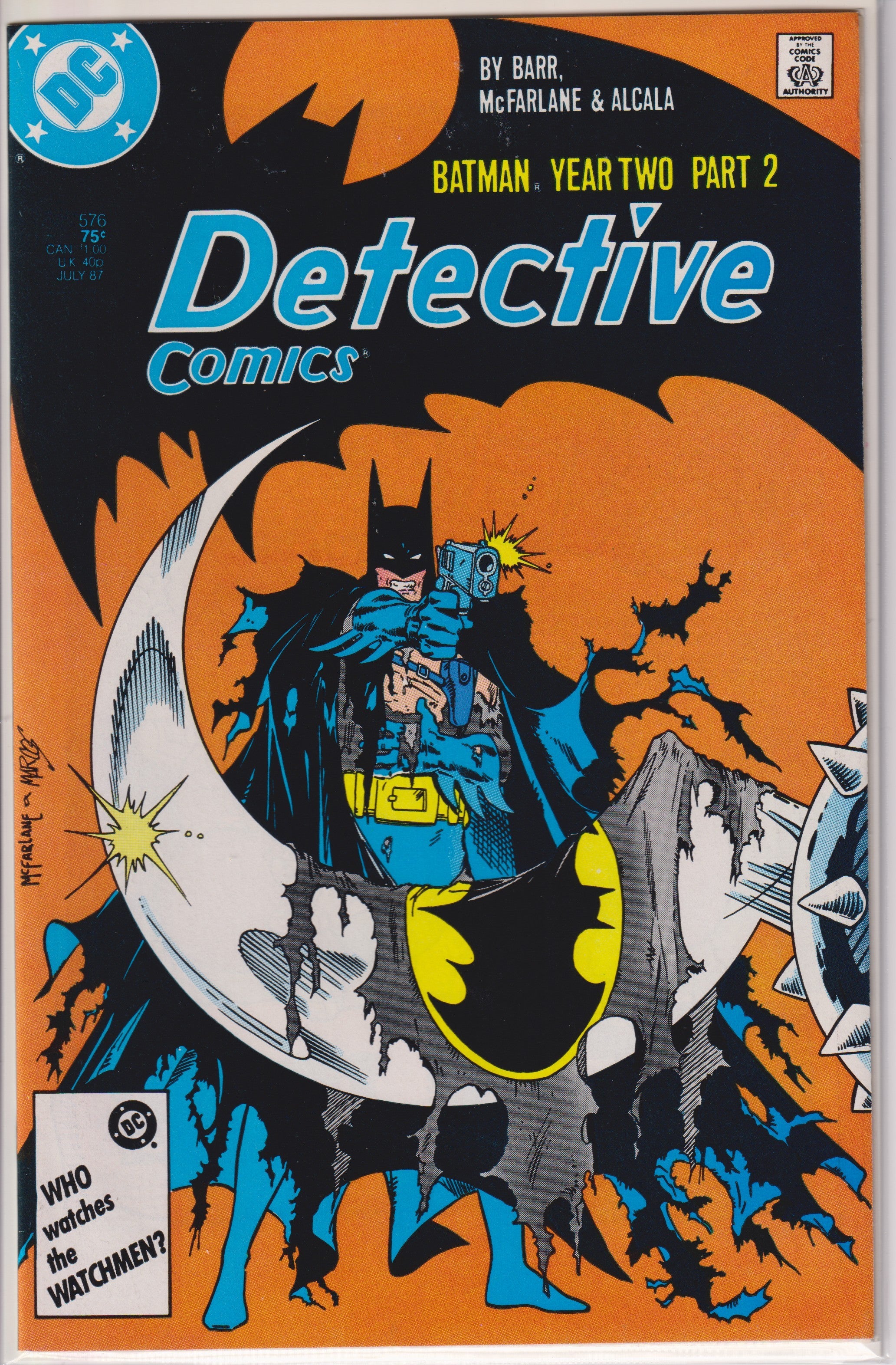 Detective Comics (1937) 576 - 578 (Todd McFarlane cover)