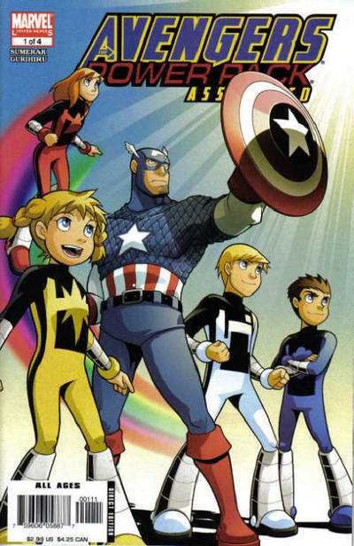Avengers and Power Pack Assemble SET: issues 1-4