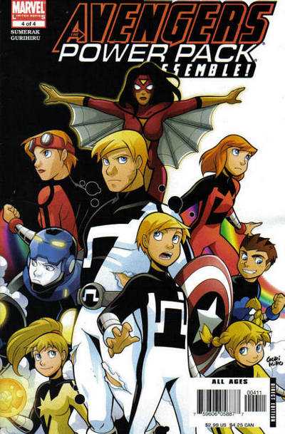 Avengers and Power Pack Assemble SET: issues 1-4