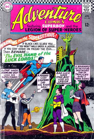 Adventure Comics 342 - 345