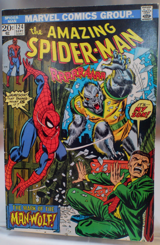 Amazing Spider-Man (1963) 124 (1st Man-Wolf)