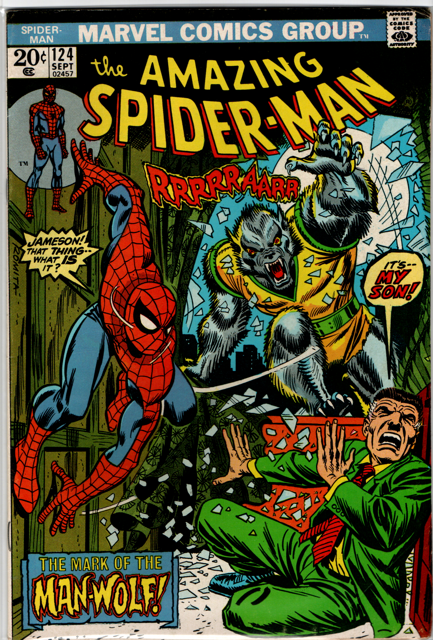 Amazing Spider-Man (1963) 124 (1st Man-Wolf)