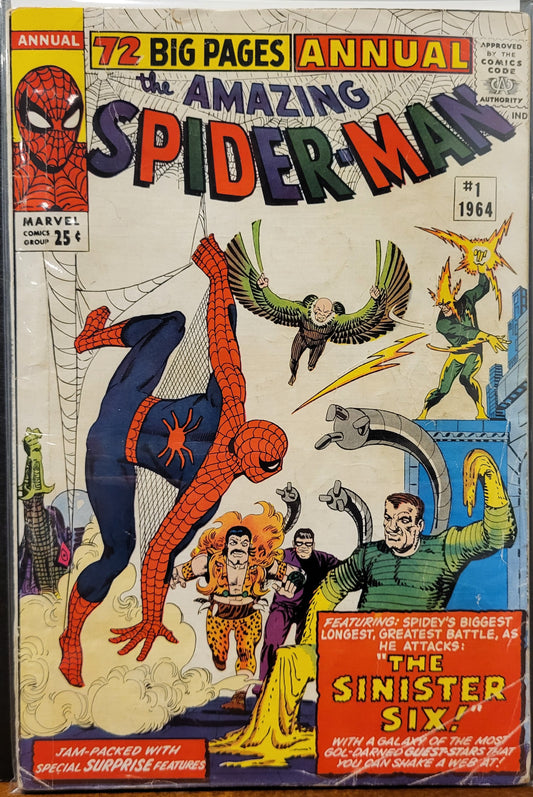 Amazing Spider-Man Annual (1964) 01 (1st Sinister Six)