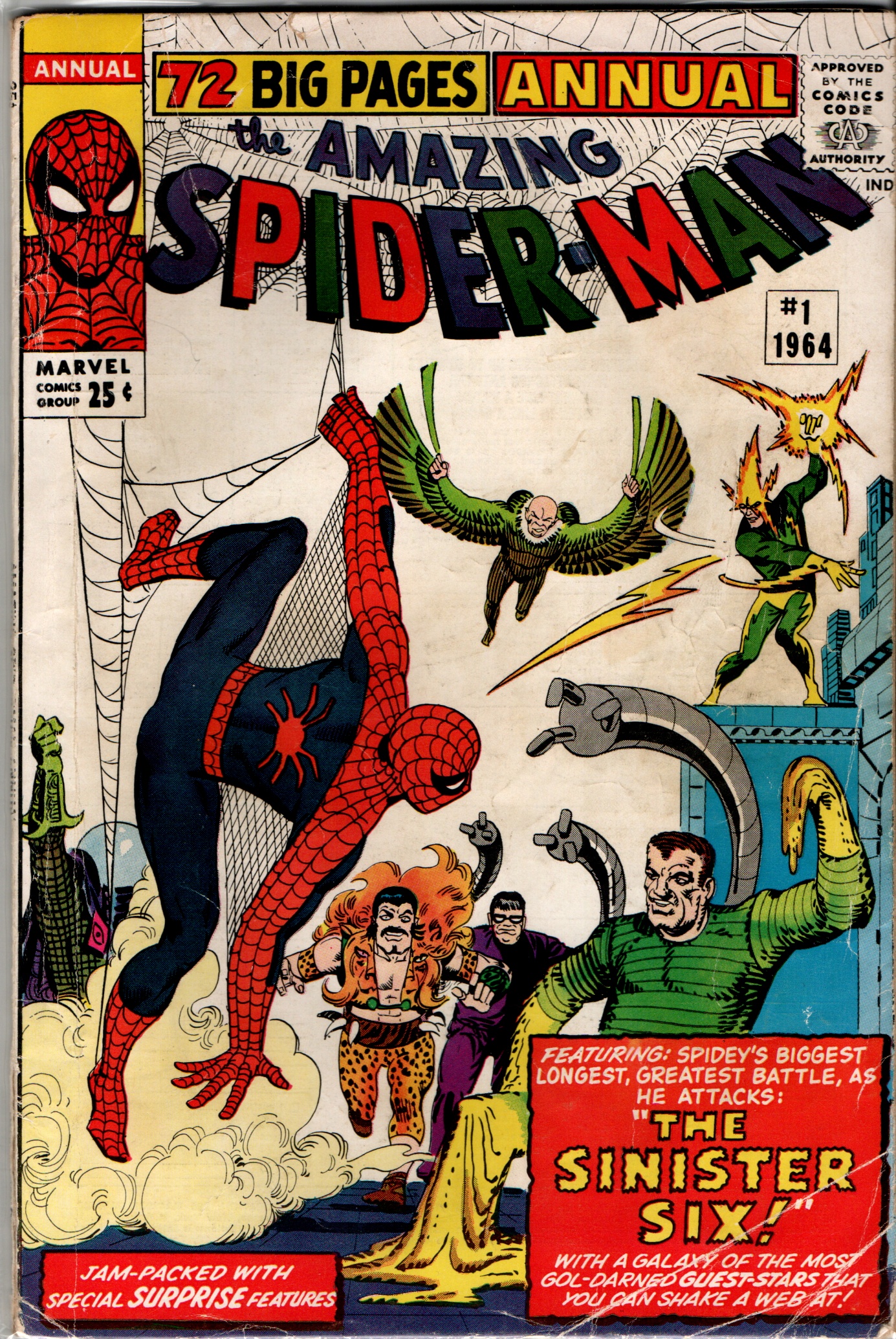 Amazing Spider-Man Annual (1964) 01 (1st Sinister Six)