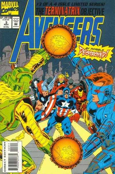 Avengers The Terminatrix Objective SET: issues 1-4
