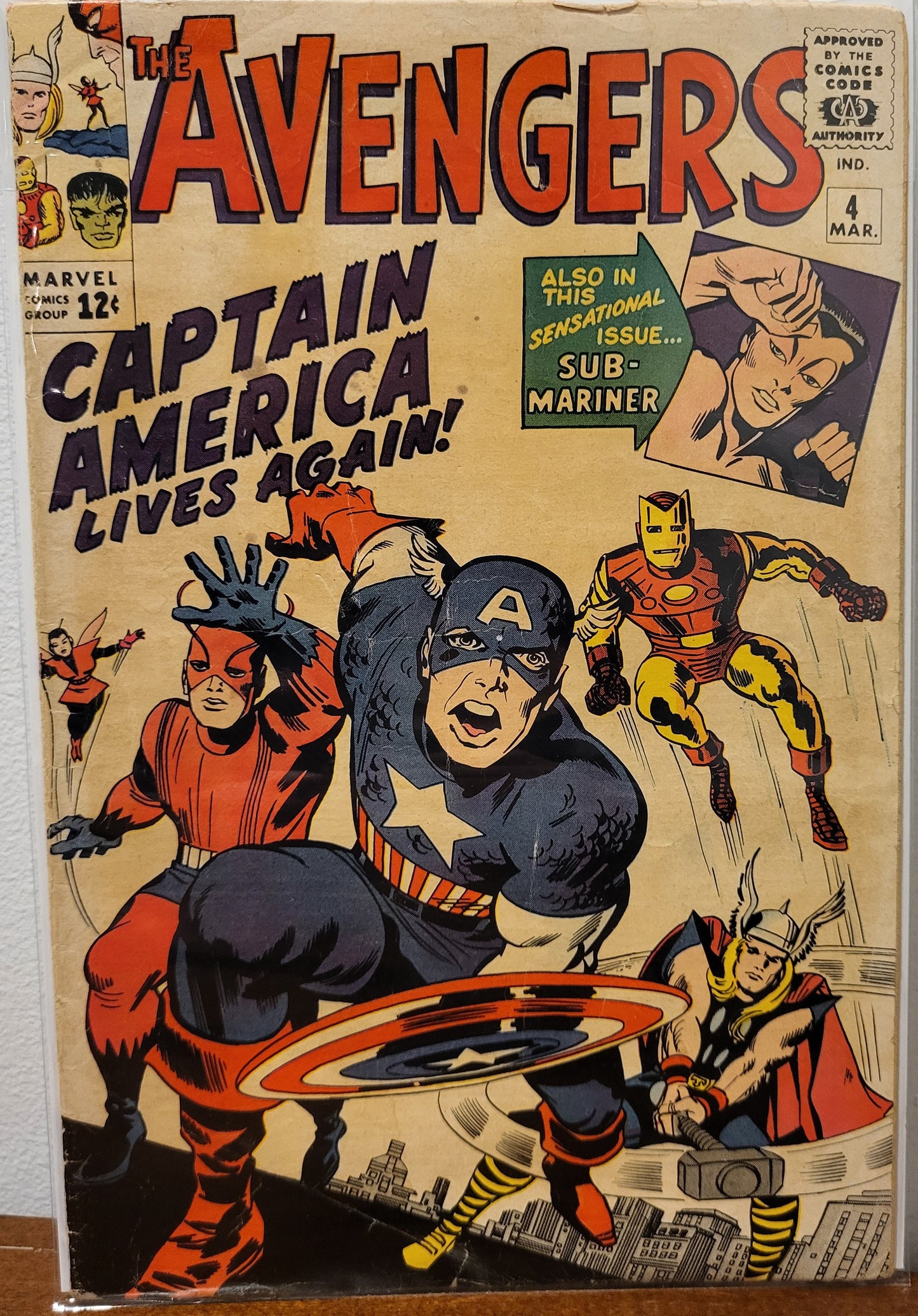 Avengers (1963) 004 (Captain America returns)