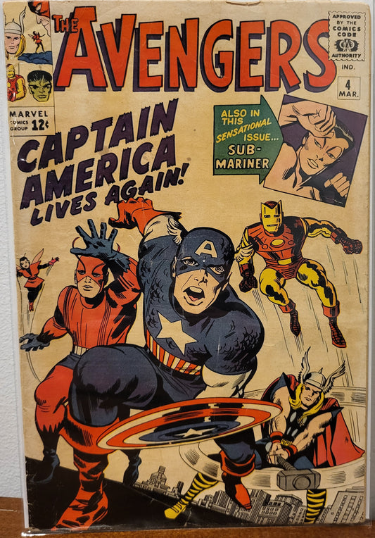 Avengers (1963) 004 (Captain America returns)
