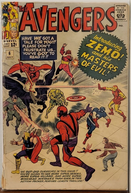 Avengers (1963) 006 (1st Masters of Evil, full Baron Zemo)
