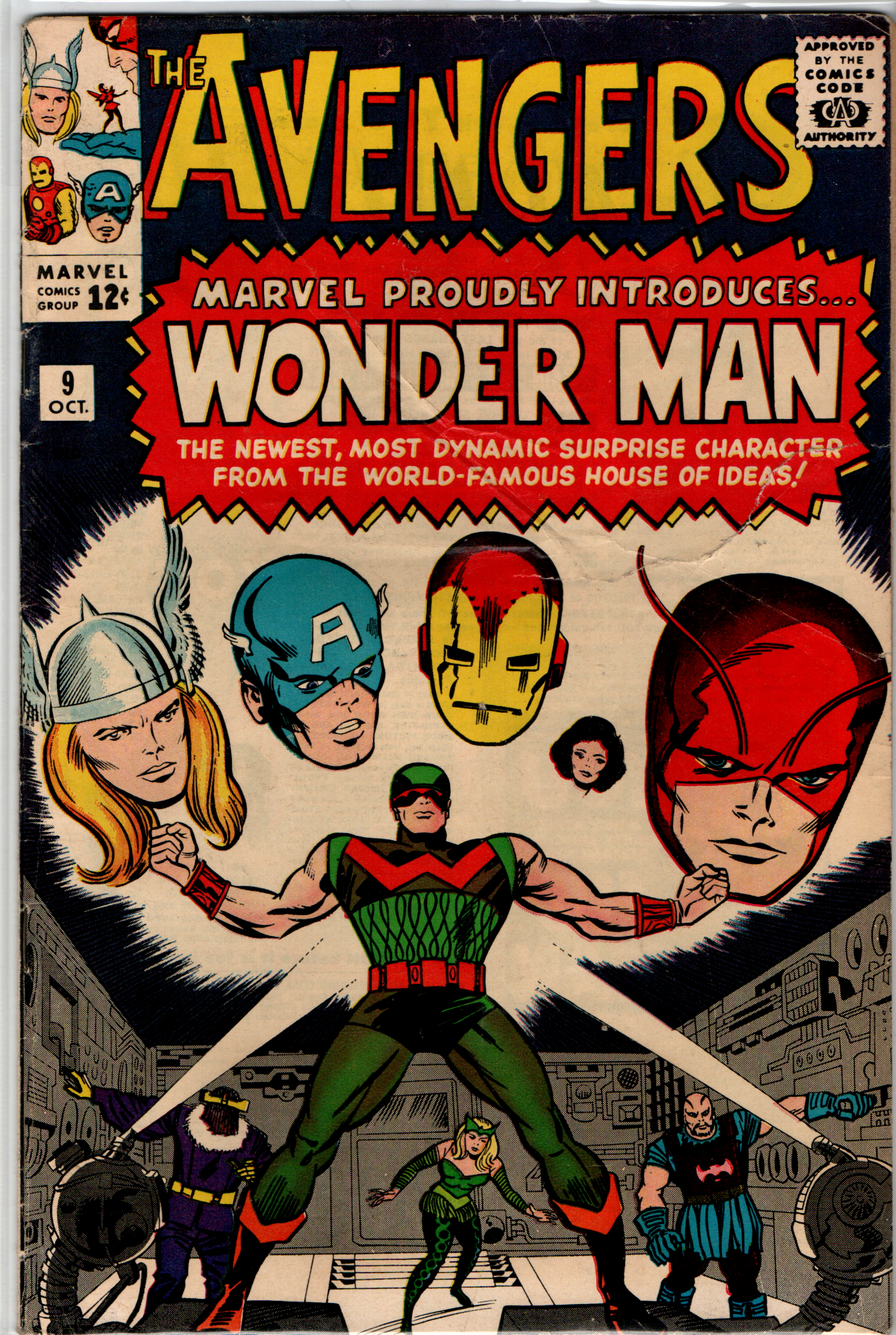 Avengers (1963) 009 (1st Wonder Man)