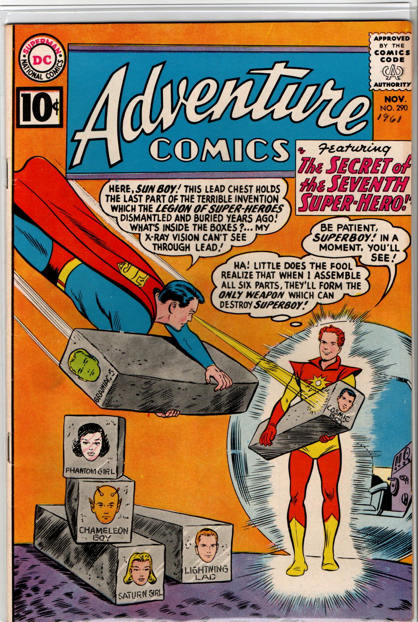 Adventure Comics 290 (Sun Boy origin)