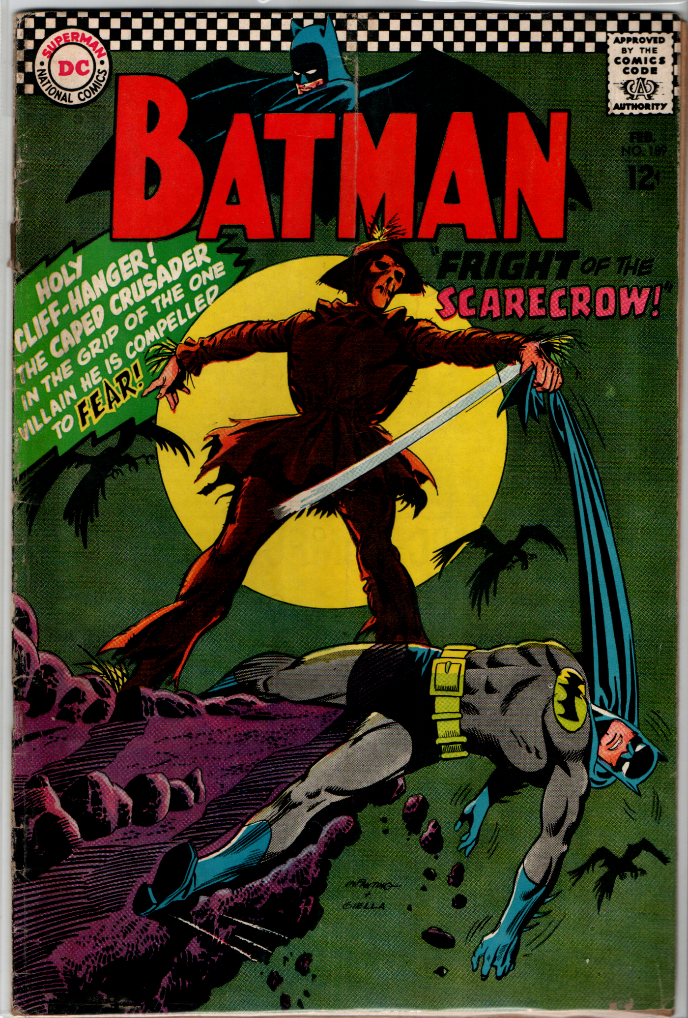 Batman 189 (1st Silver Age Scarecrow)