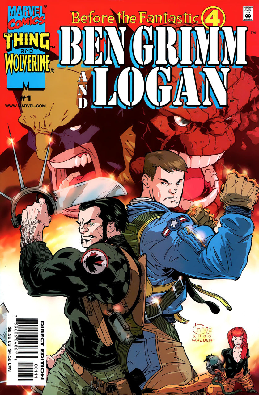 Before the Fantastic Four Ben Grimm and Logan