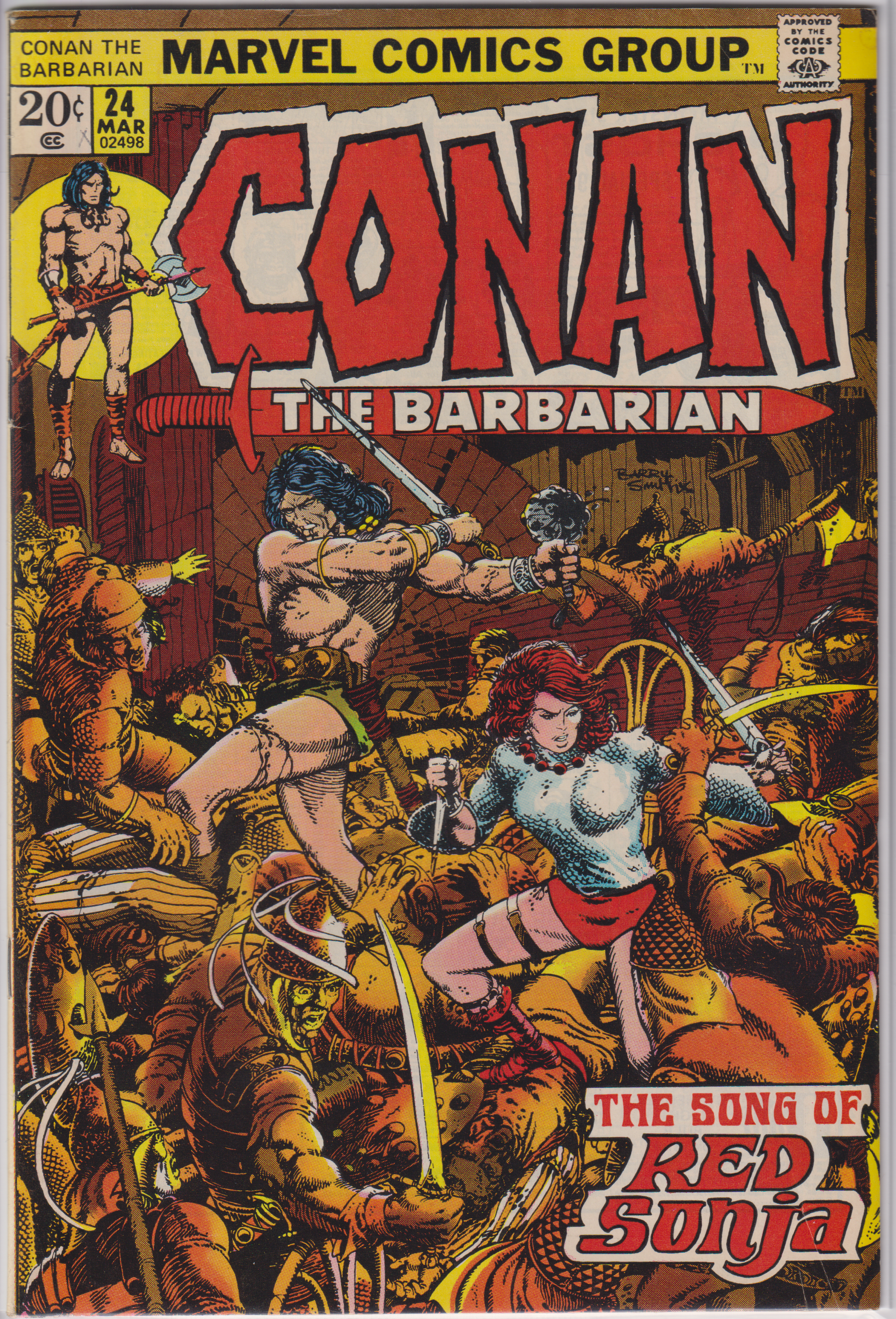 Conan the Barbarian (1970) 023 - 024 (1st Red Sonja)