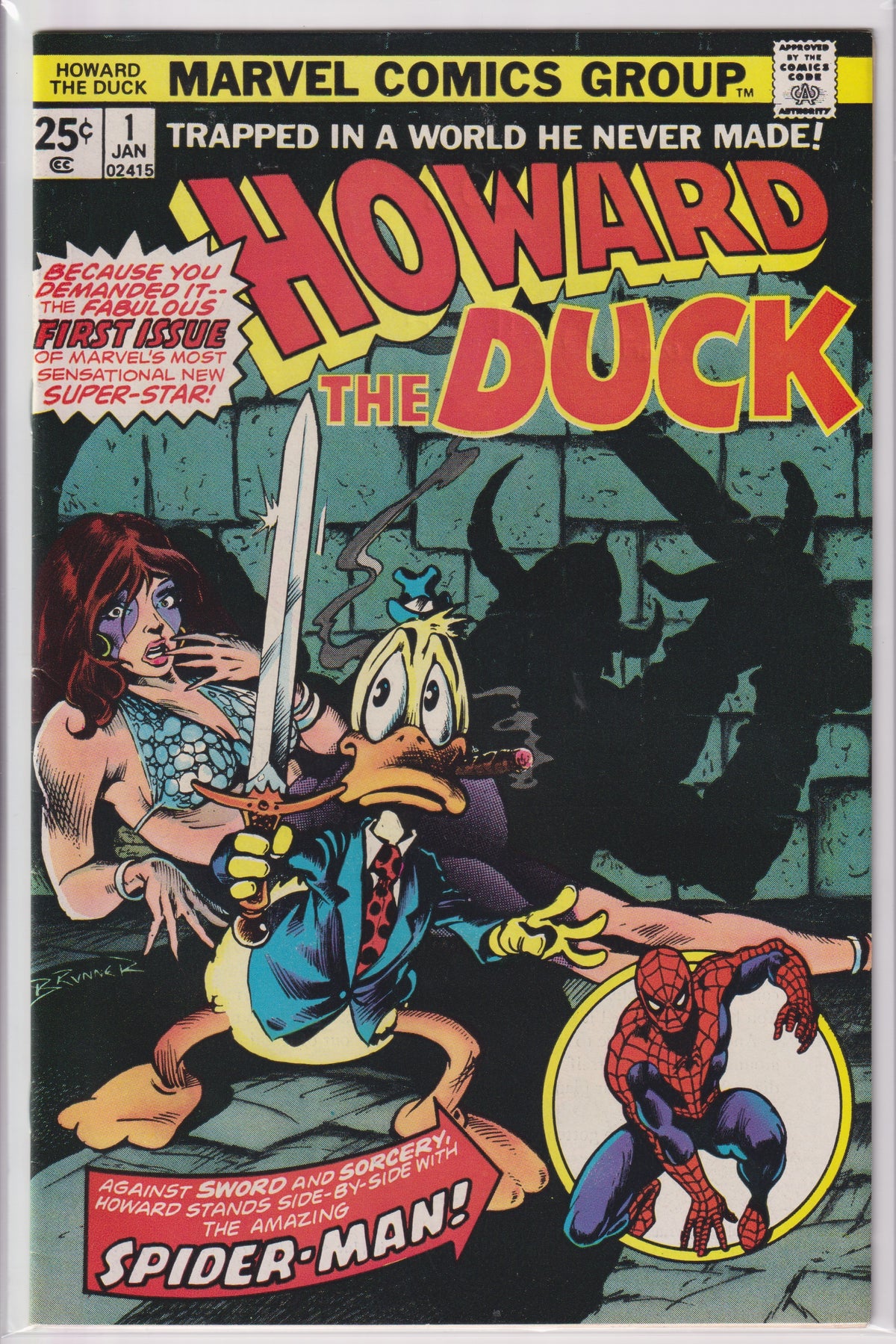 Howard The Duck (1976) 01 (1st Howard solo title)