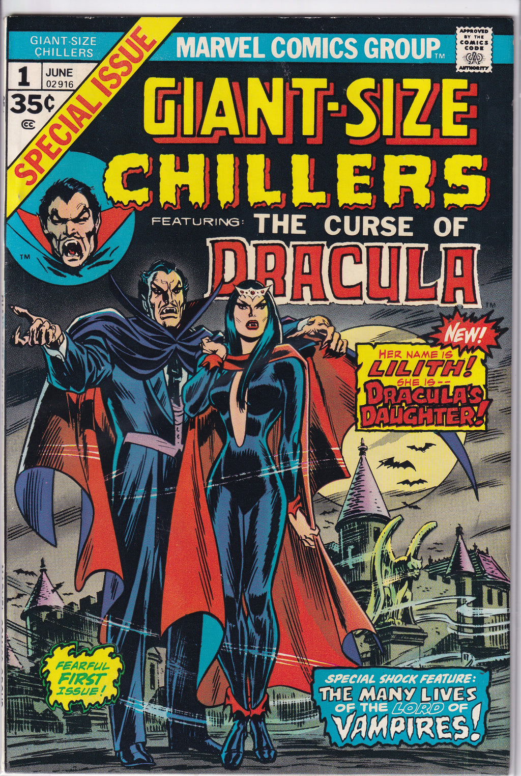 Giant Size Chillers (1974) 1 (1st Lilith)
