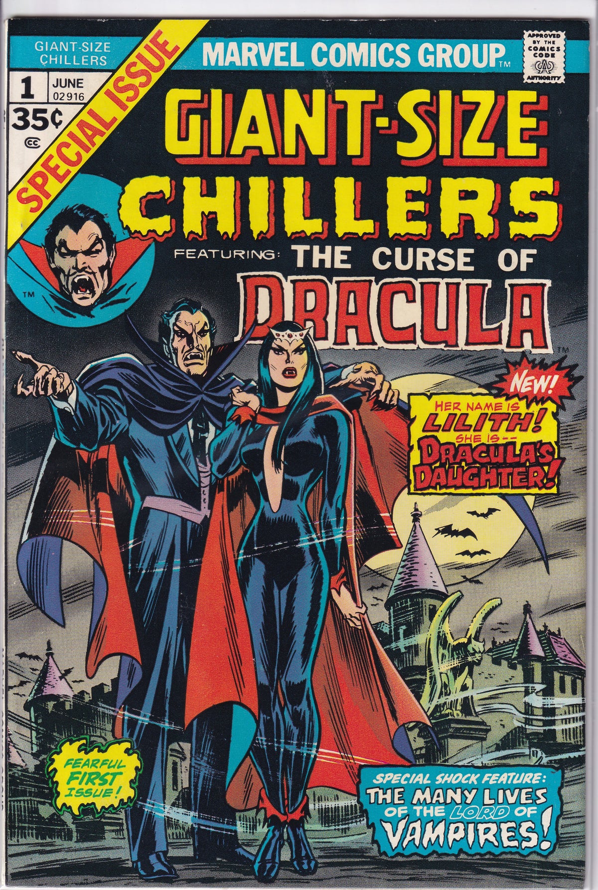 Giant Size Chillers (1974) 1 (1st Lilith)
