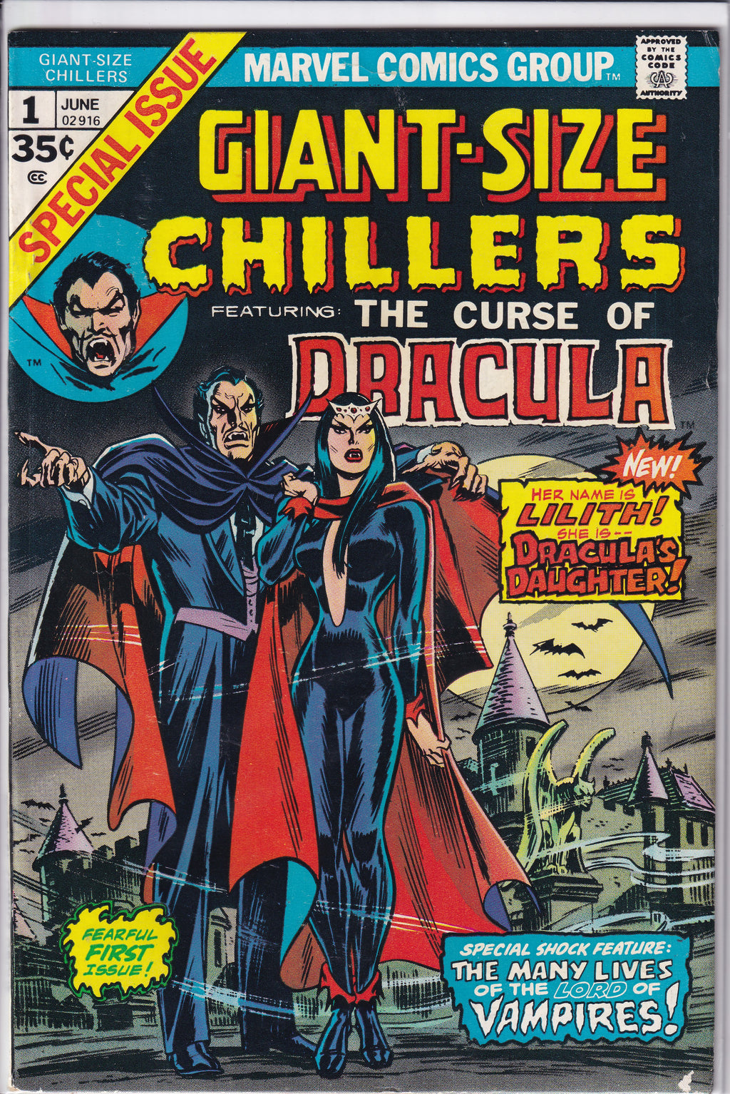 Giant Size Chillers (1974) 1 (1st Lilith)