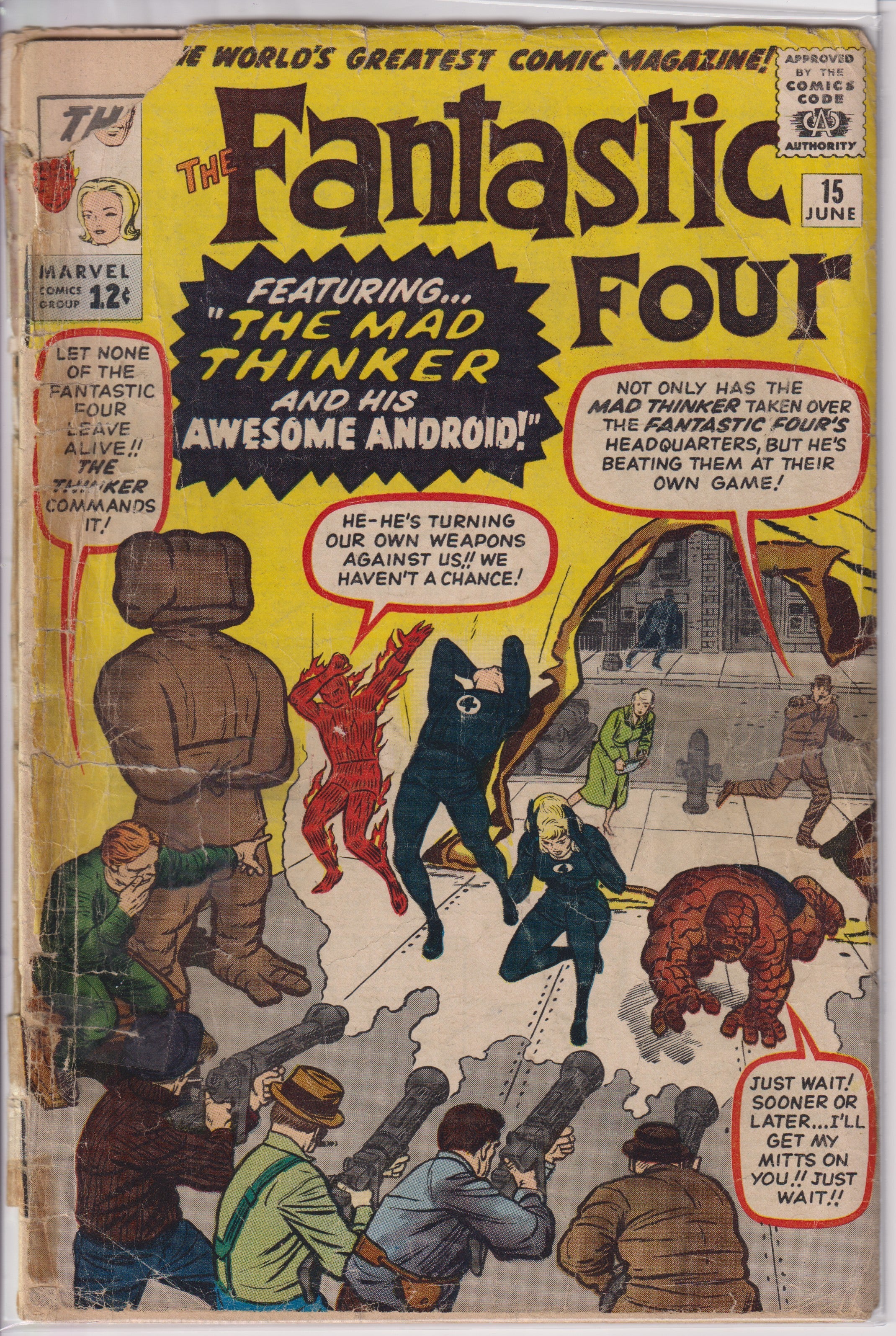 Fantastic Four (1961) 015 (1st Mad Thinker/1st Awesome Android)