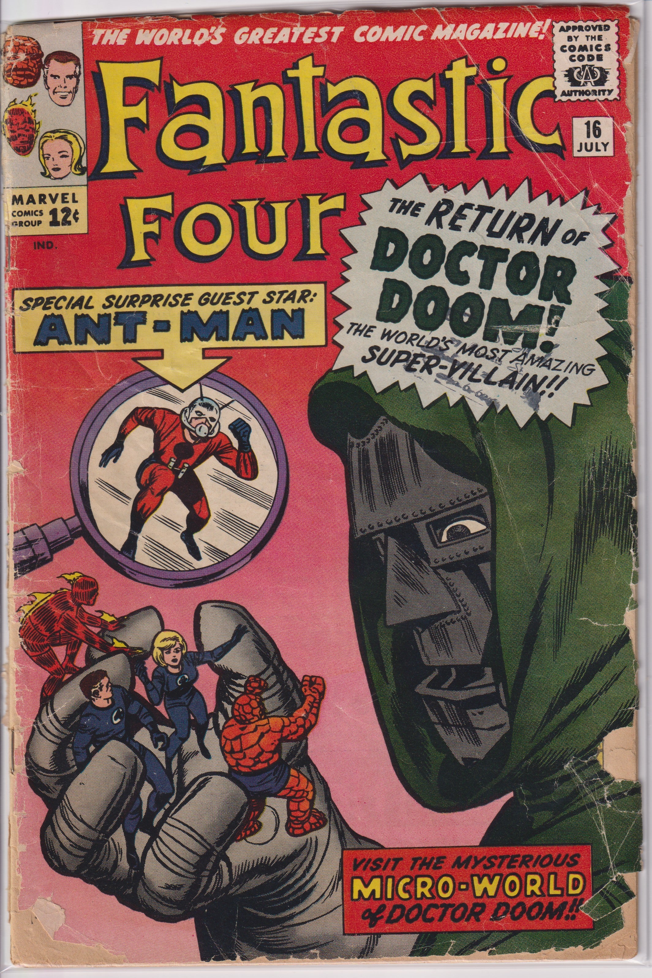 Fantastic Four (1961) 016 (1st Ant-Man crossover/3rd Wasp/4th Dr Doom)