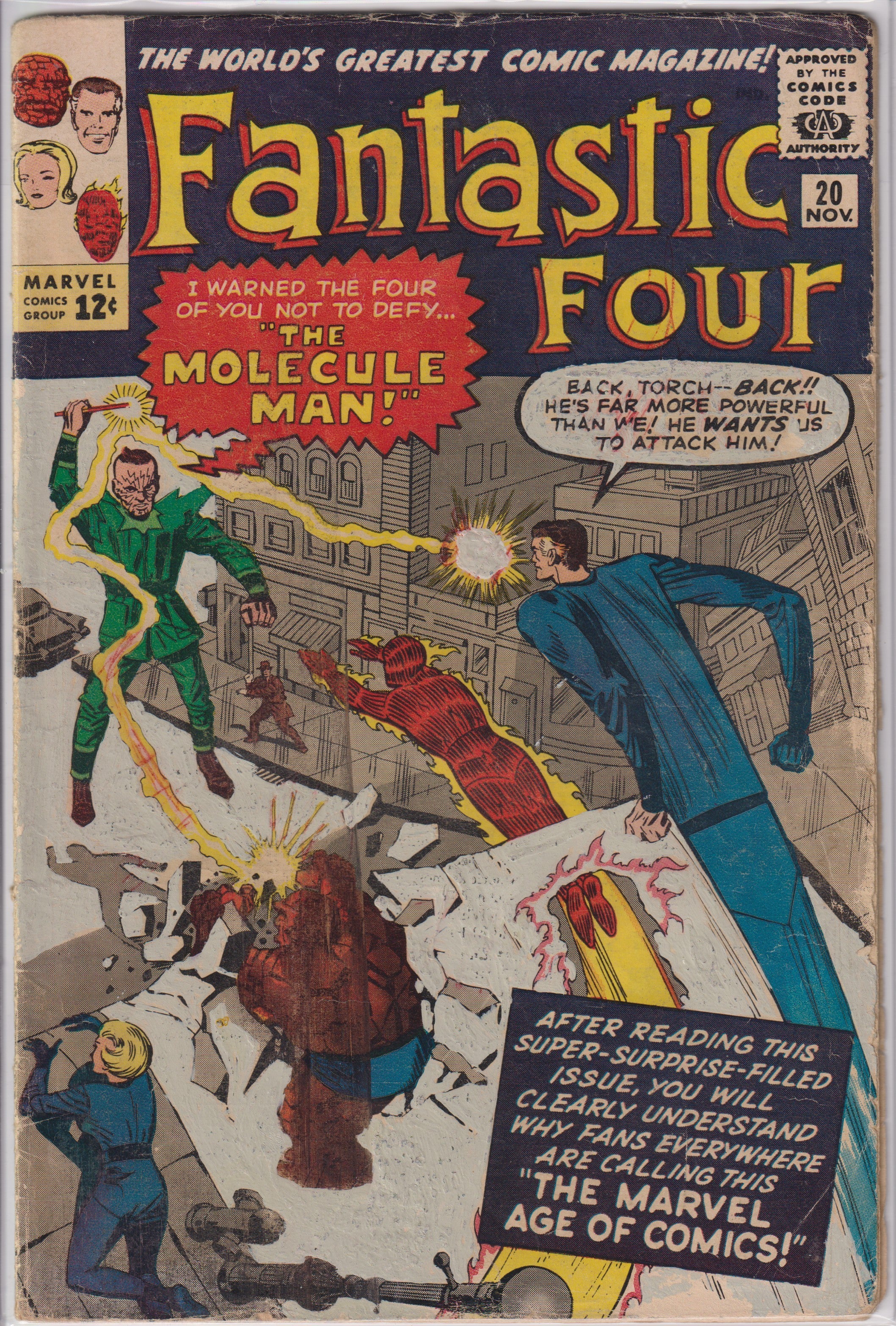 Fantastic Four (1961) 020 (1st Molecule Man/2nd Watcher)