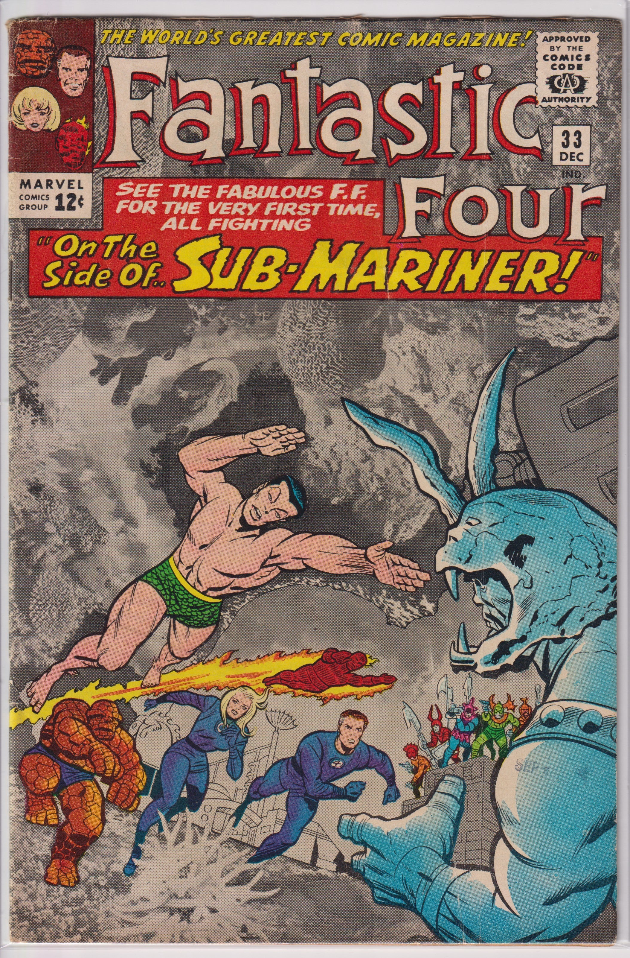 Fantastic Four (1961) 033 (1st Attuma)