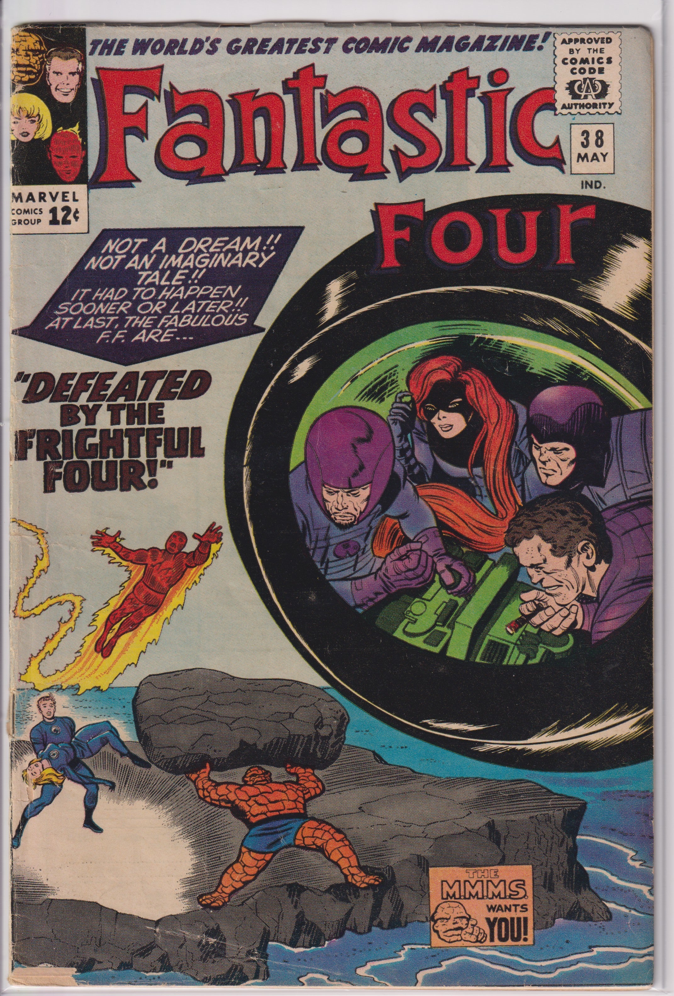 Fantastic Four (1961) 038 (1st Trapster/2nd Frightful Four/2nd Medusa)