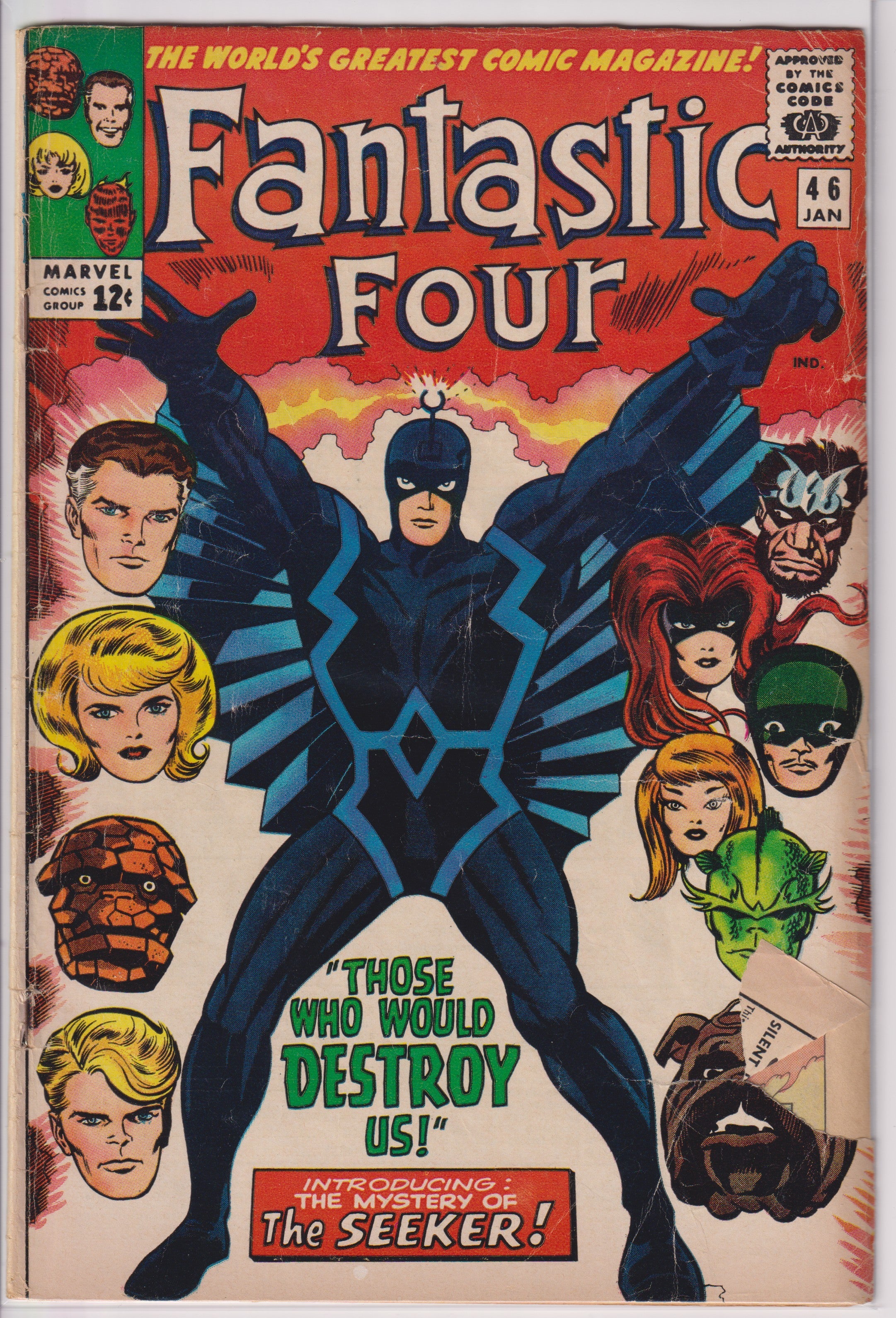 Fantastic Four (1961) 046 (2nd Inhumans/1st full Black Bolt)