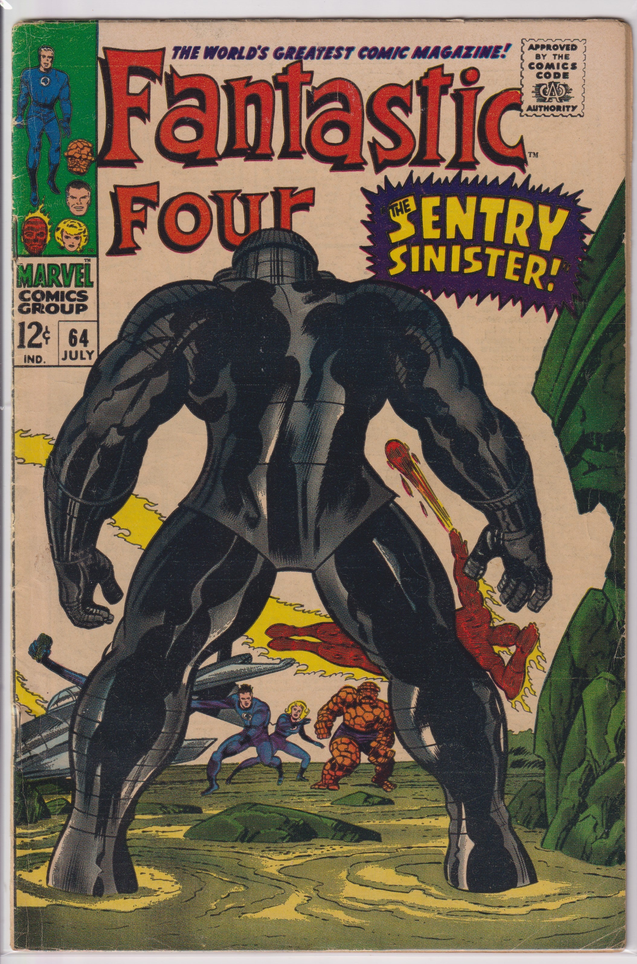 Fantastic Four (1961) 064 (1st Kree Intergalactic Sentry 459)