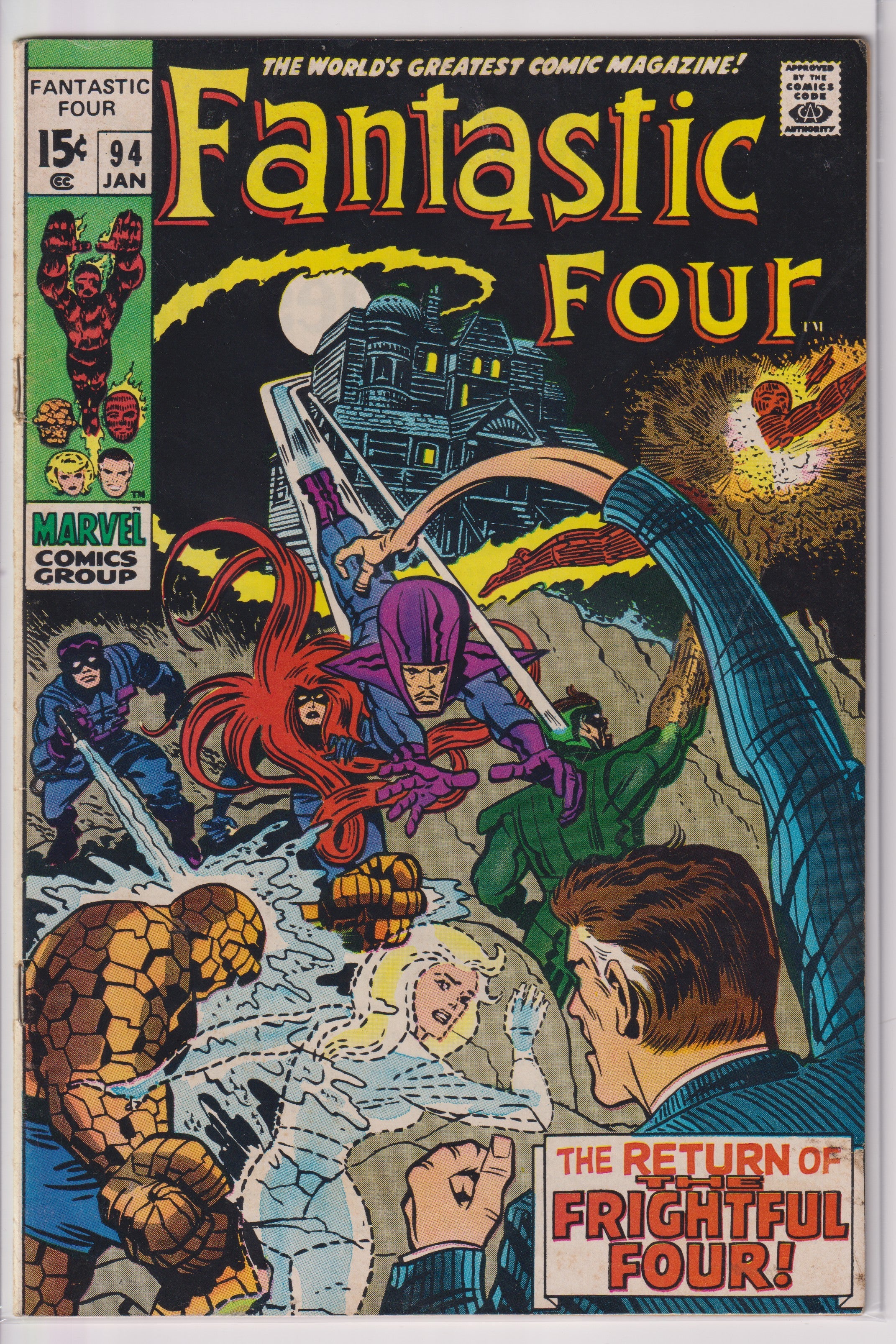 Fantastic Four (1961) 094 (1st Agatha Harkness/Ebony the Cat)