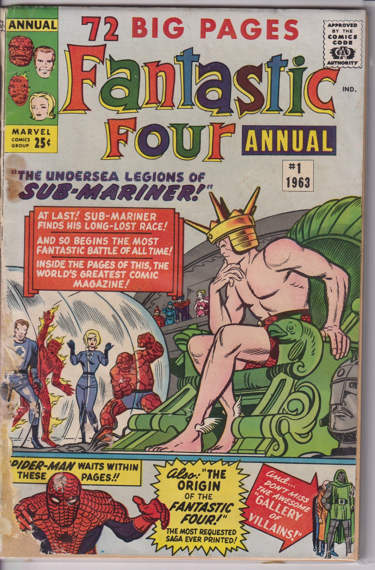 Fantastic Four Annual 01 (1st Lady Dorma in Silver Age)