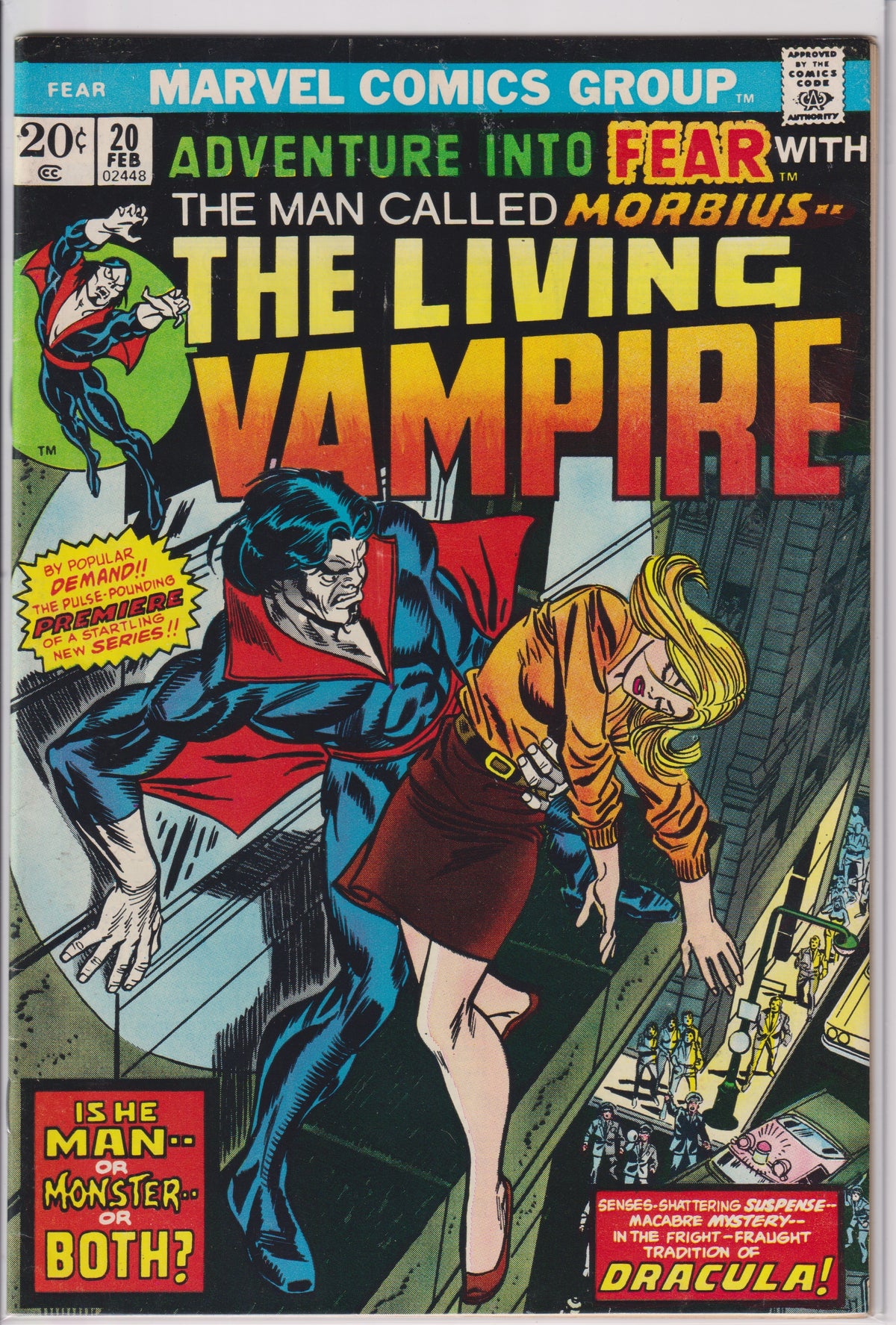 Fear (1970) 20 (1st solo Morbius story)