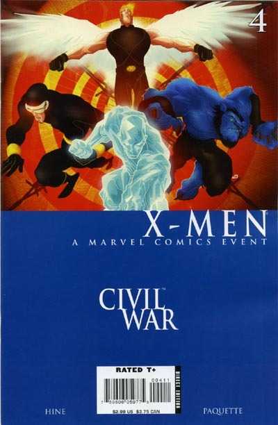 Civil War X-Men SET: Issues 1 - 4