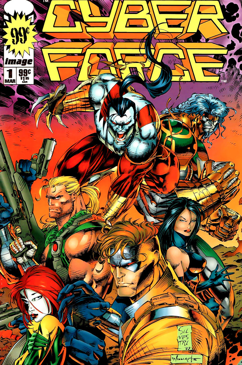 Cyberforce (1993) SET: Issues 1 - 5