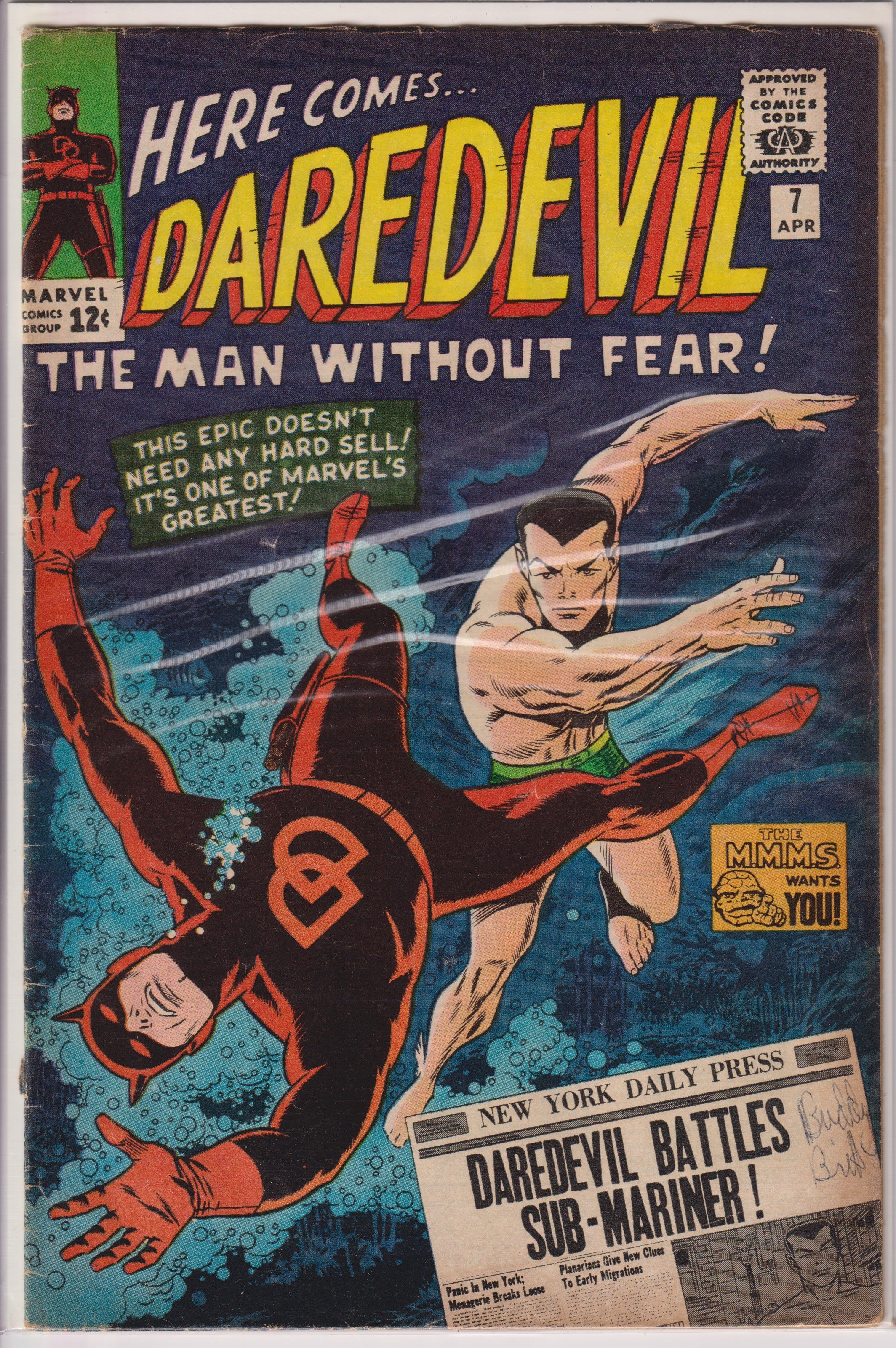 Daredevil (1964) 007 (1st Red Costume)