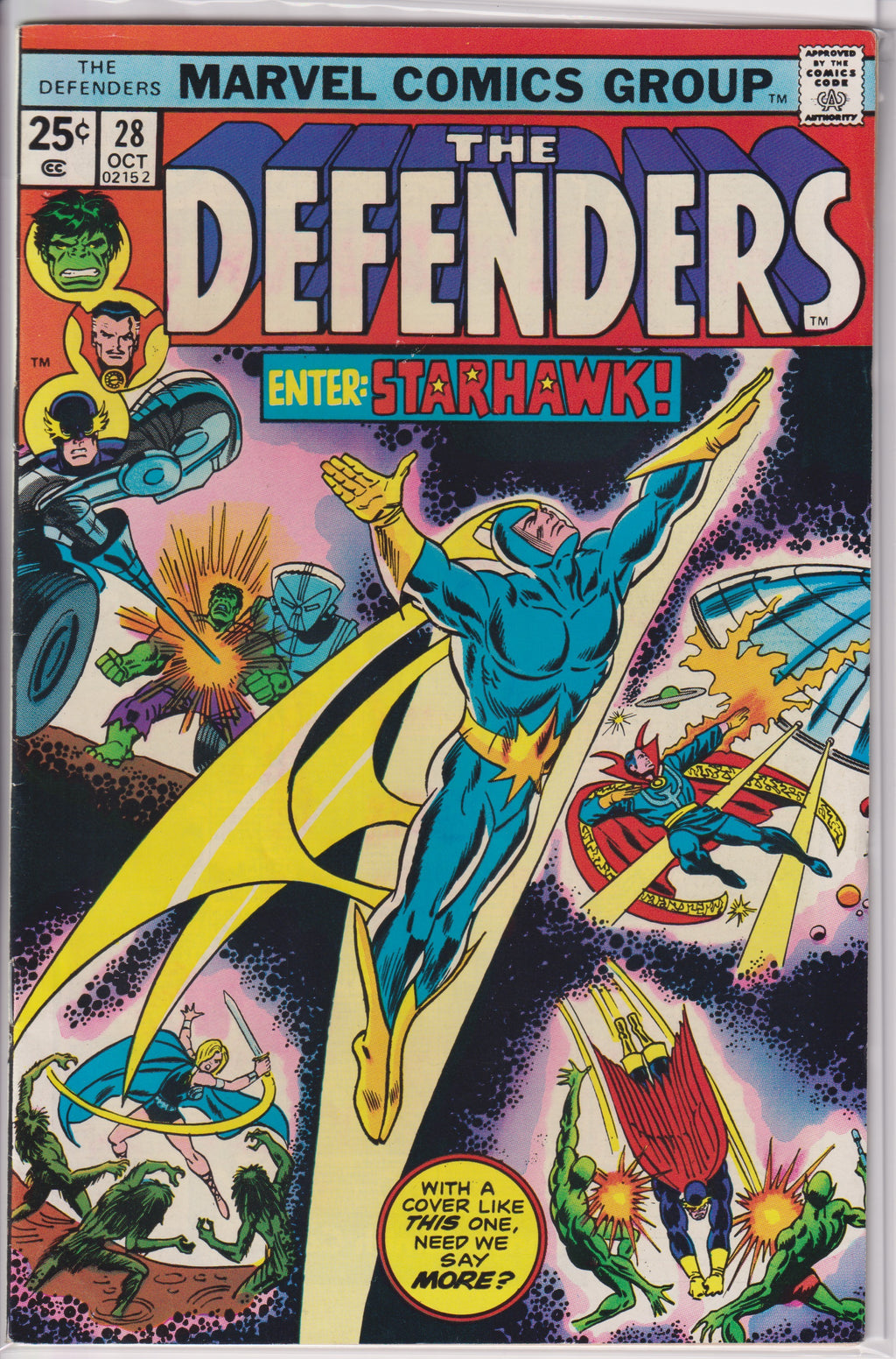 Defenders (1972) 027 - 028 (1st Starhawk)
