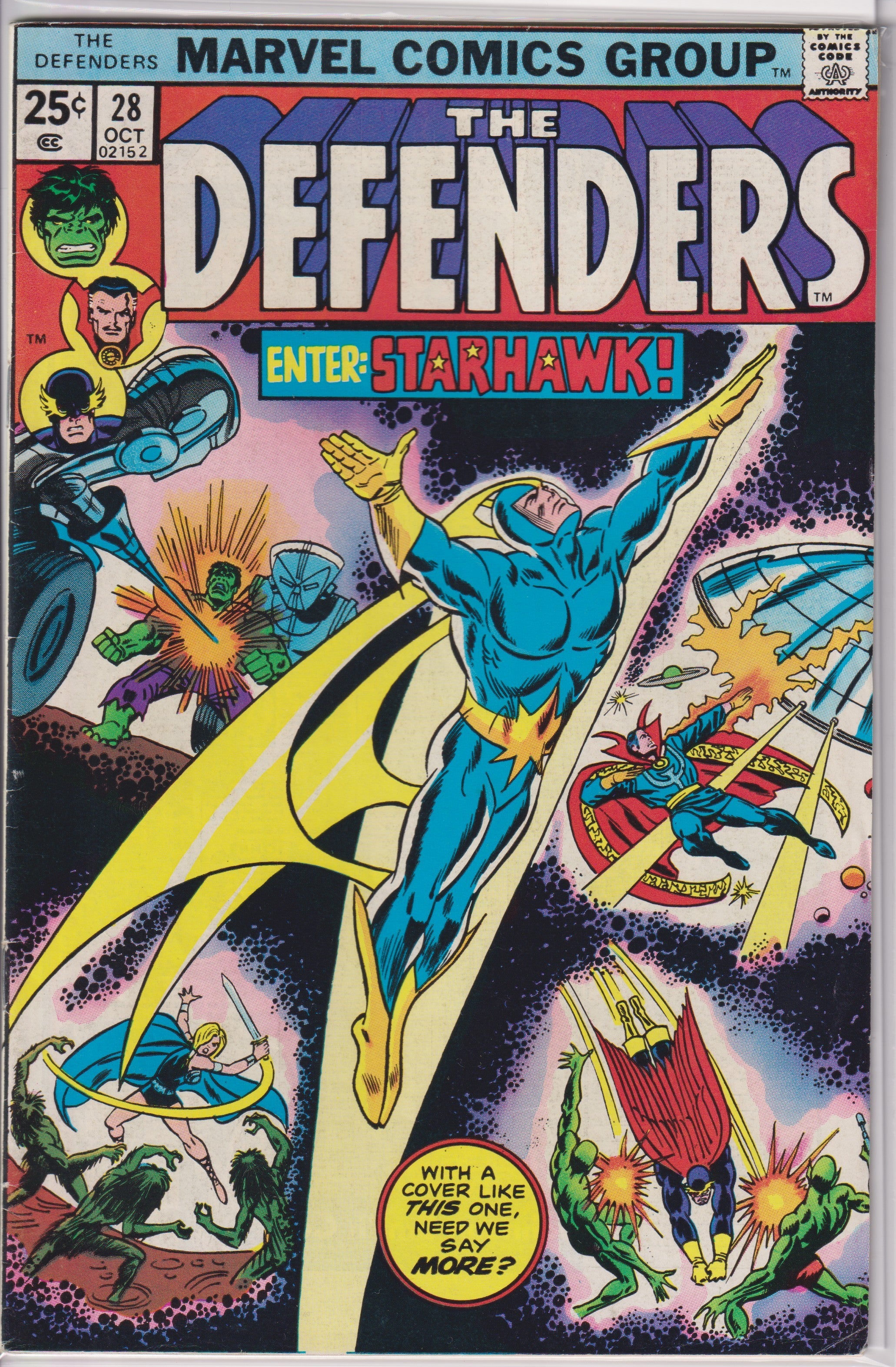 Defenders (1972) 027 - 028 (1st Starhawk)
