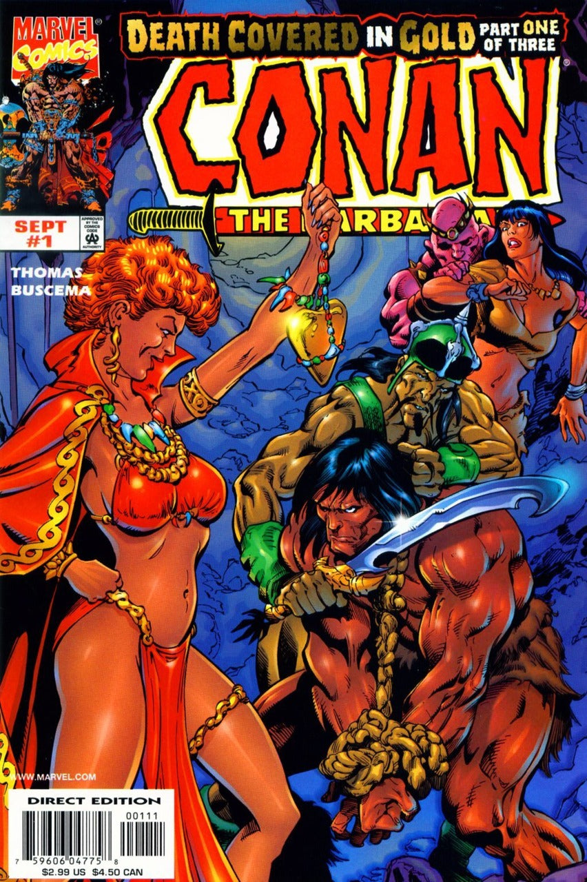 Conan Death Covered In Gold SET: Issues 1 - 3