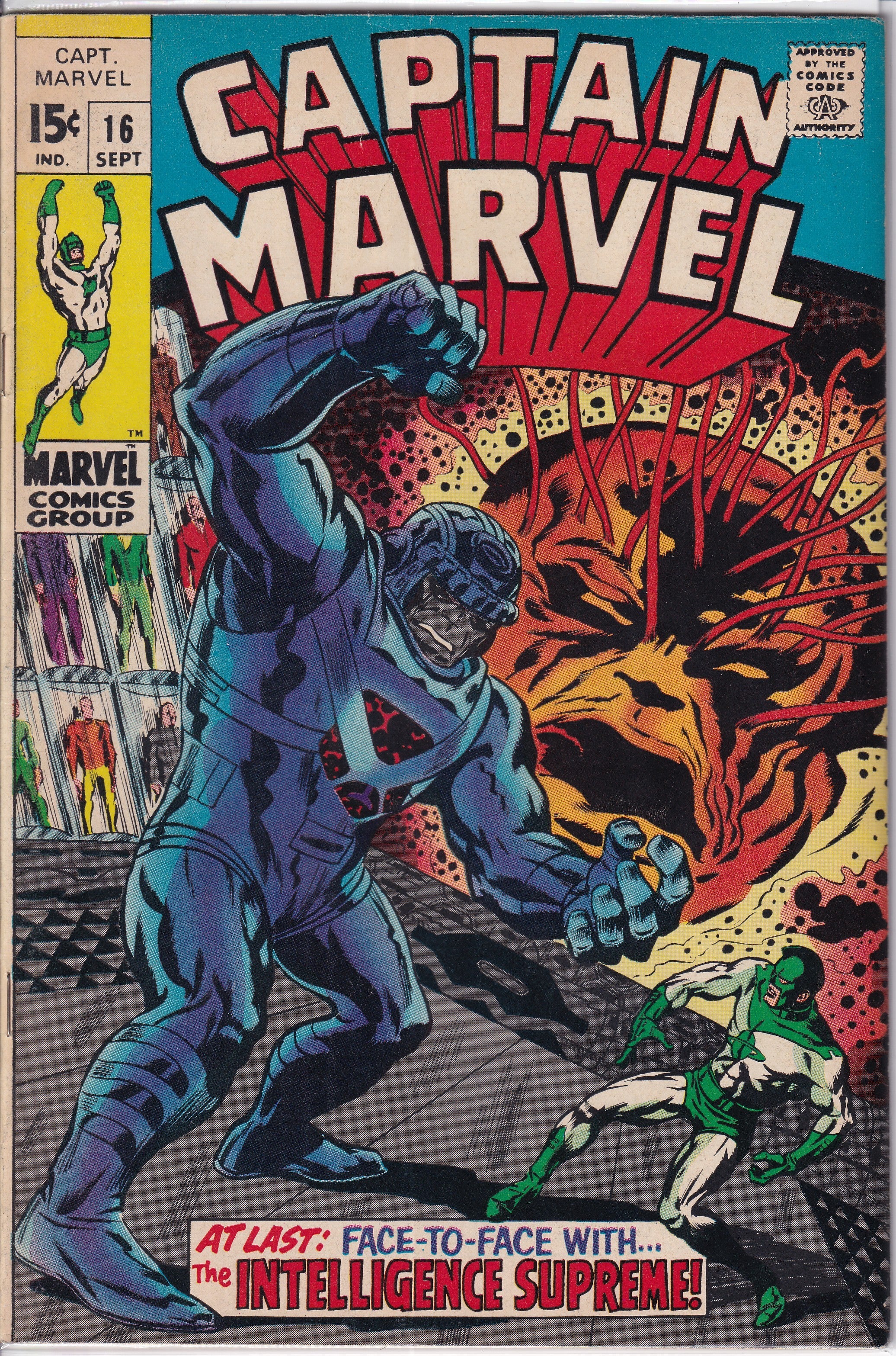 Captain Marvel (1968) 16 - 17 (Introduce Classic Costume)