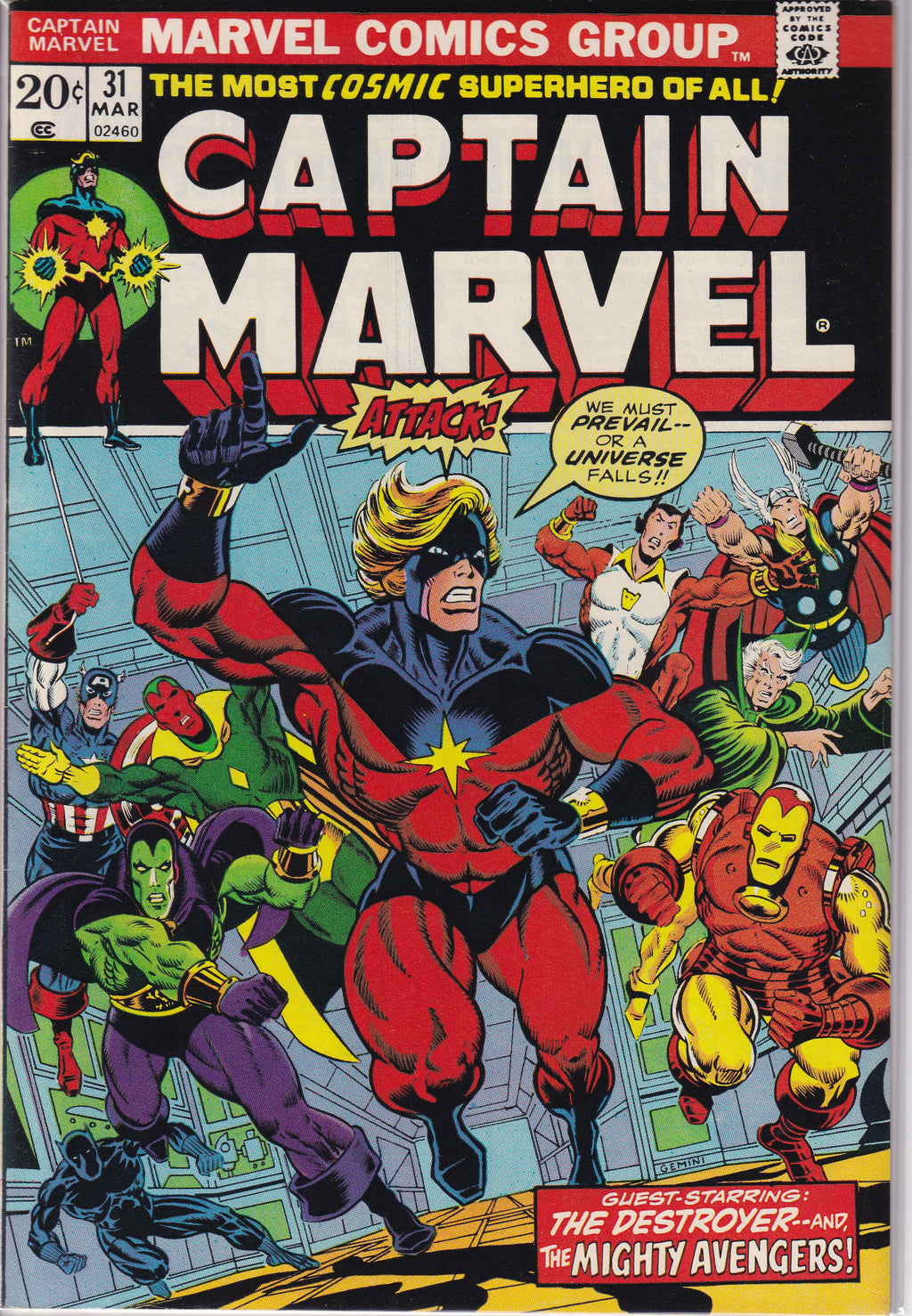 Captain Marvel (1968) 29 - 33