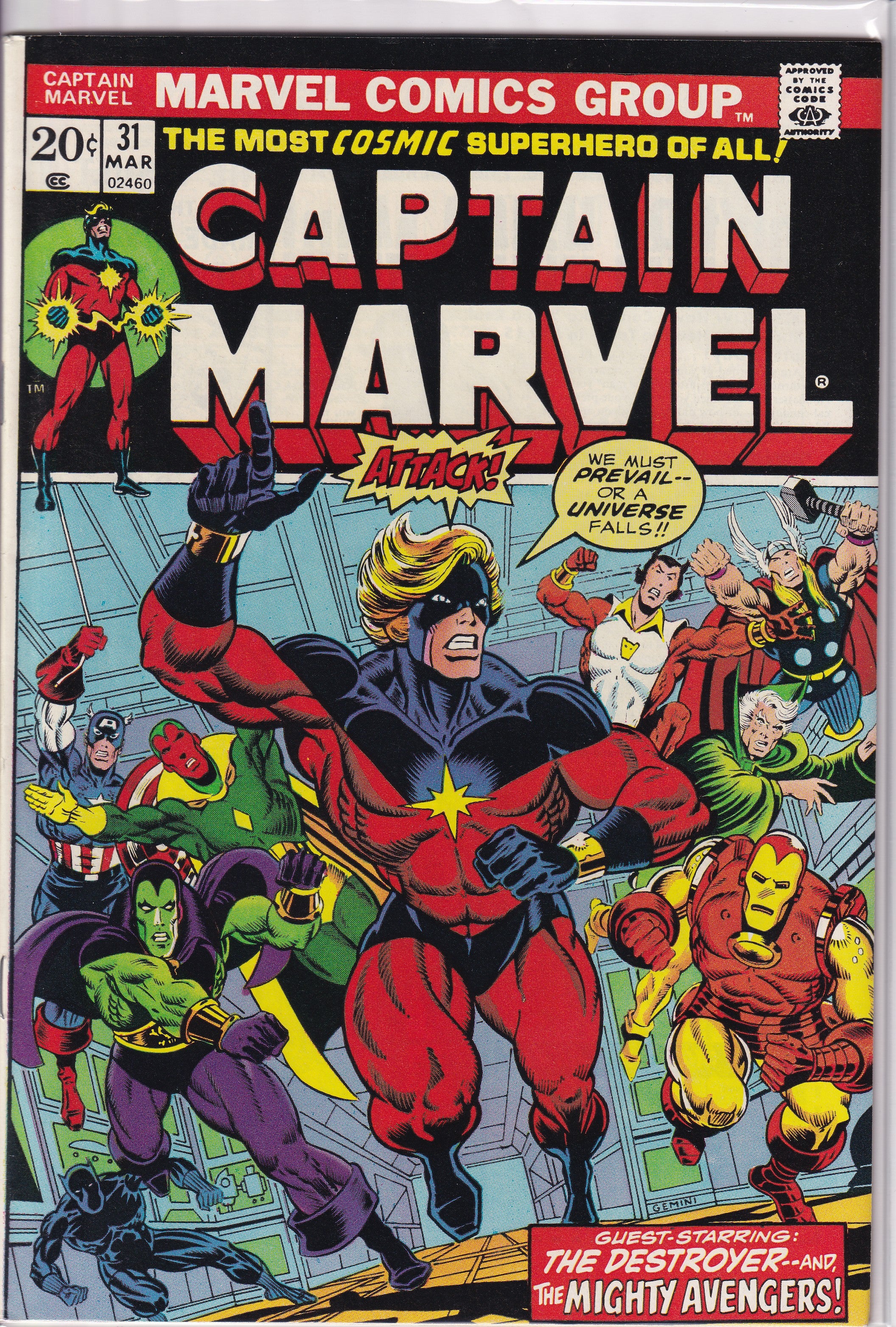 Captain Marvel (1968) 29 - 33