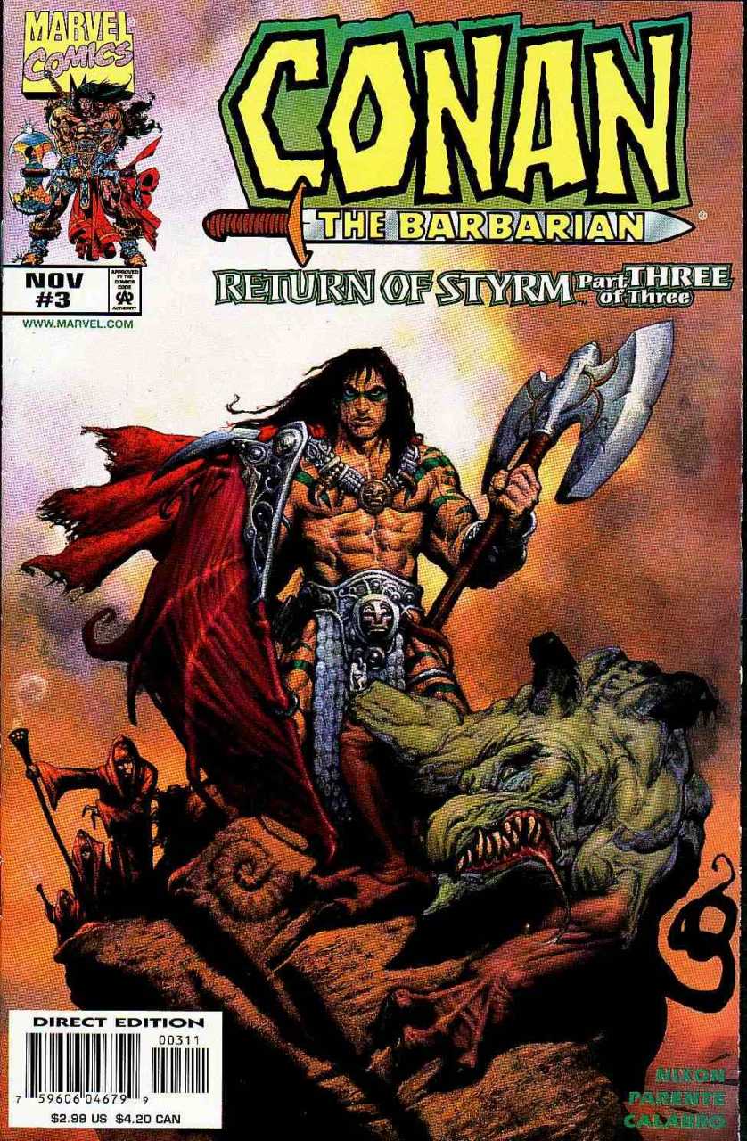 Conan Return Of Styrm SET: Issues 1 - 3