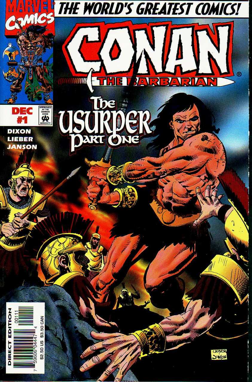 Conan The Barbarian The Usurper SET: Issues 1 - 3