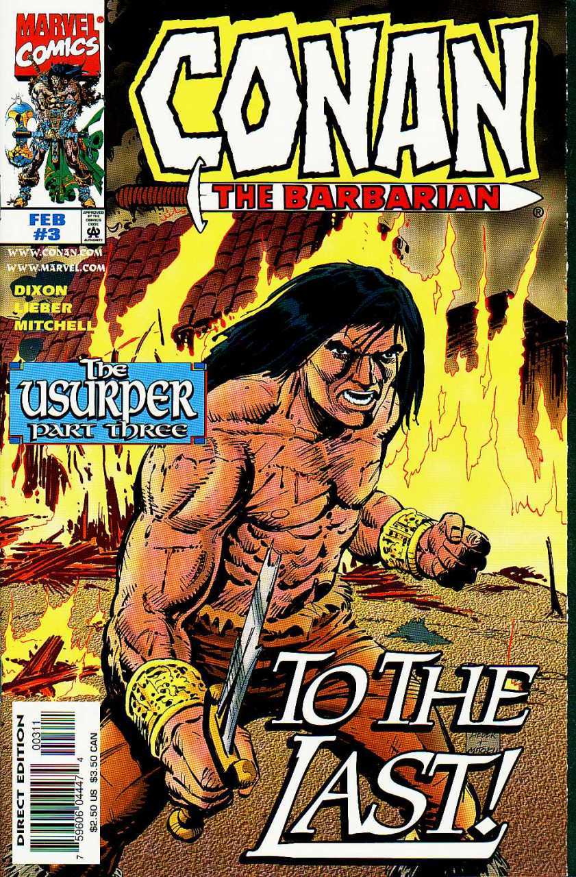 Conan The Barbarian The Usurper SET: Issues 1 - 3