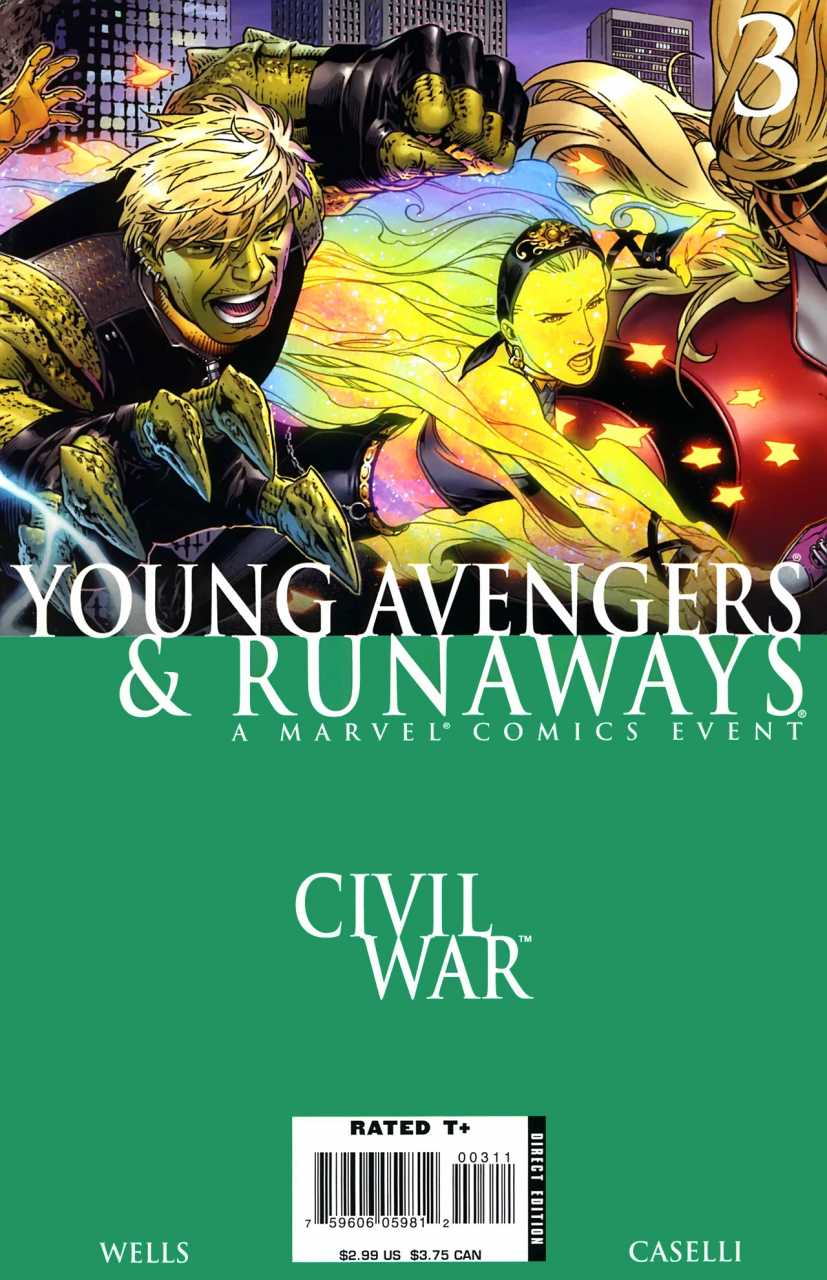 Civil War Young Avengers And Runaways SET: Issues 1 - 4